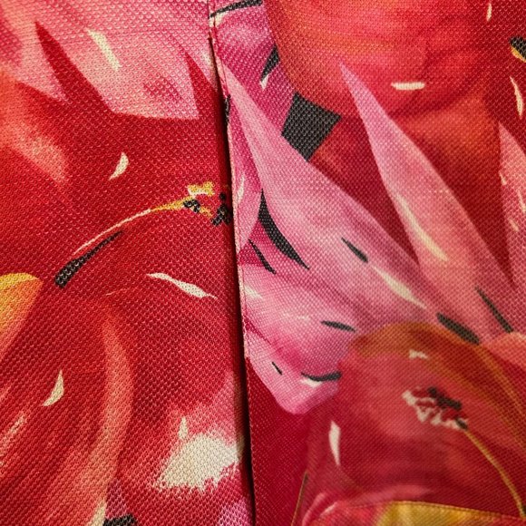 Doncaster New York Floral Linen & Silk Jean Jacket Style, Size 4, Lined, Pockets - Picture 10 of 11